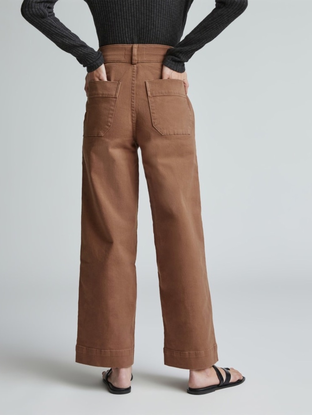 Everlane Utility Wide Leg Pant Size 4 - Picture 2 of 6